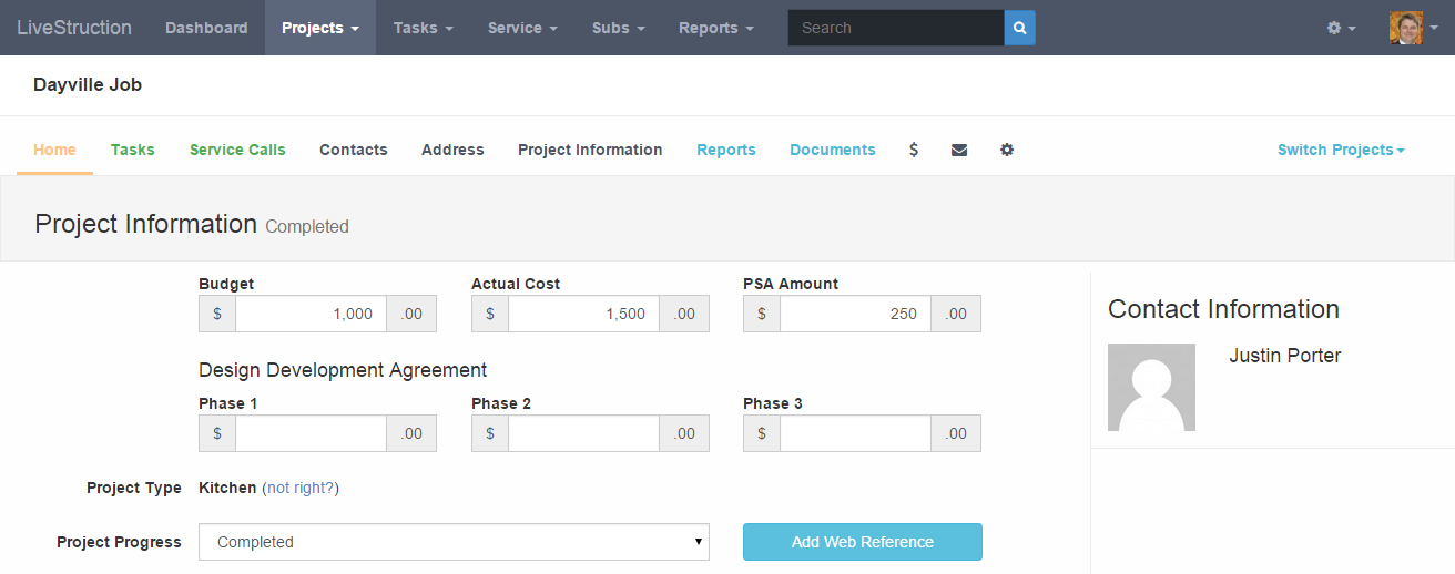 LiveStruction Customer Management Software